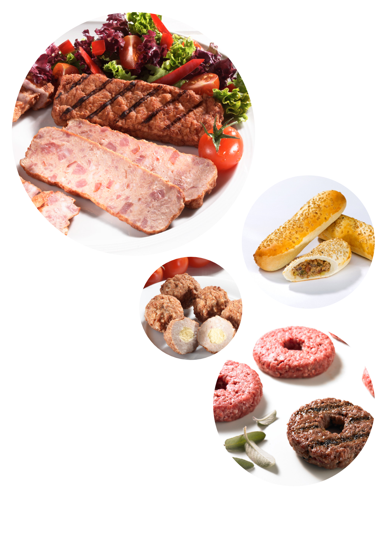 Ground Meat, Filled Bakery Products, Portioned Meat